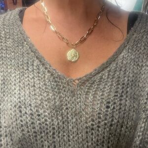 CC Camellia charm pendant with necklace !